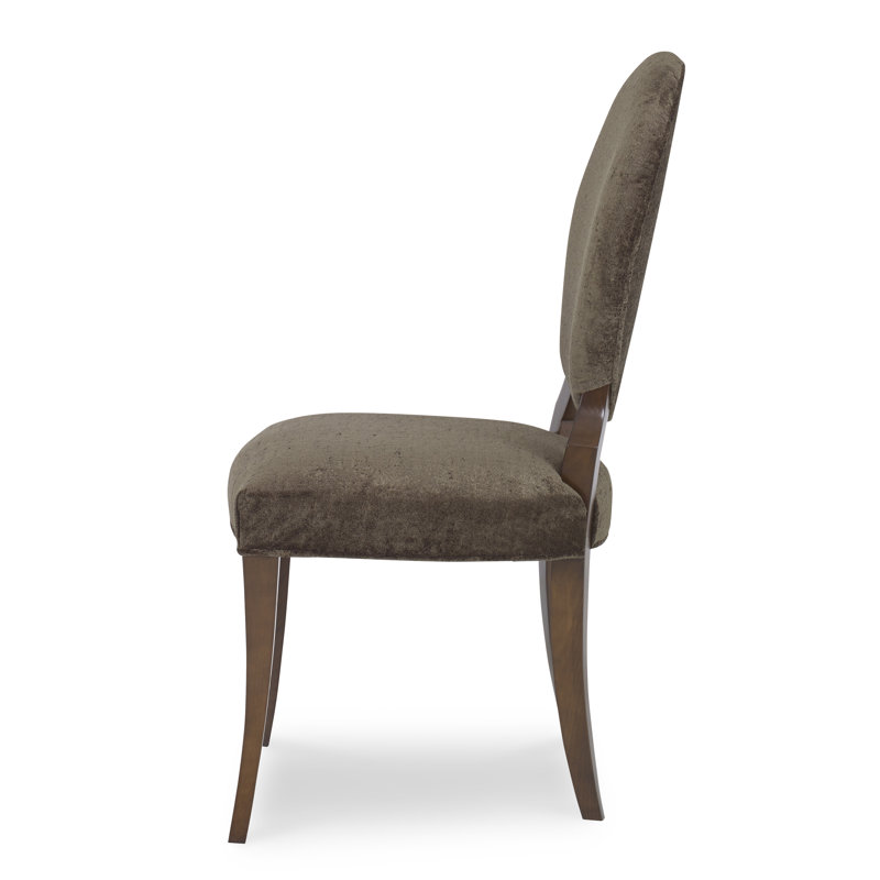 Chaise de salle à manger Cameo, Ambre, Filigrane ivoire 100% polyester