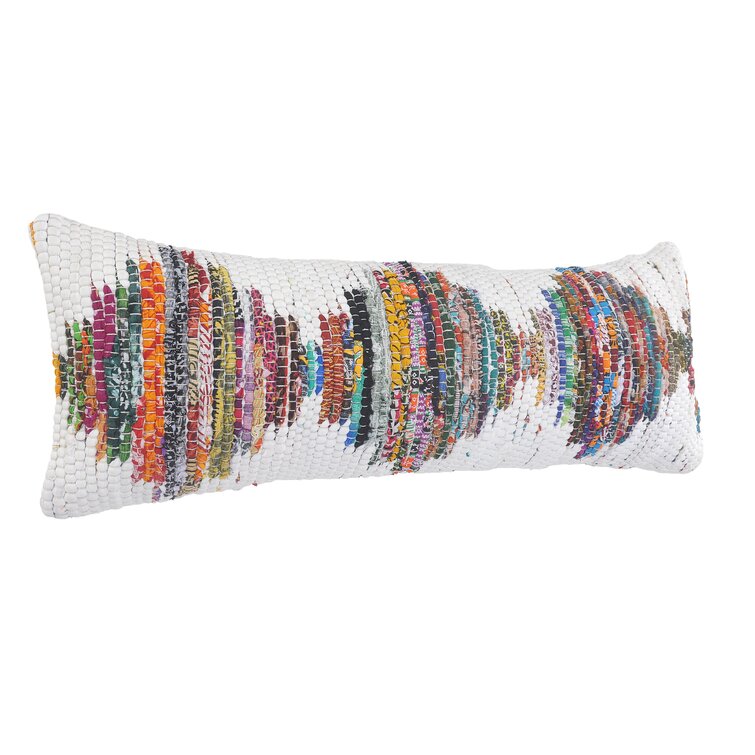 Tania Dot Reverse Small Deco Pillow with pleated edge – Les Indiennes