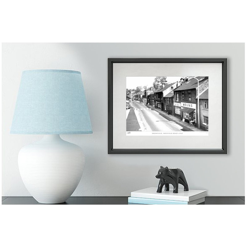 Dronfield, Sheffield Road C1965 - Single Picture Frame Print, 60cm H x 80cm W x 2.3cm D