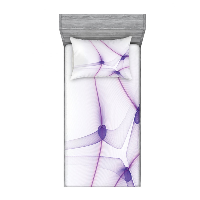 Microfiber Sheet Set, Twin XL Sheet Set with Fitted Sheet