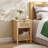 Sabeeka Boho Nightstand, Bedside Table with Drawer