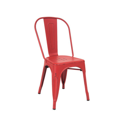 Slat Back Stacking Side Chair