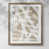 Papier avec cadre noyer