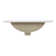 Ancillary 3-Hole 20" Classic Contemporary Rectangular Ceramic Single Sink Basin Vanity Top