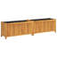  Jardinière de jardin en bois naturel et bois d'acacia massif moyen durable-1463023508