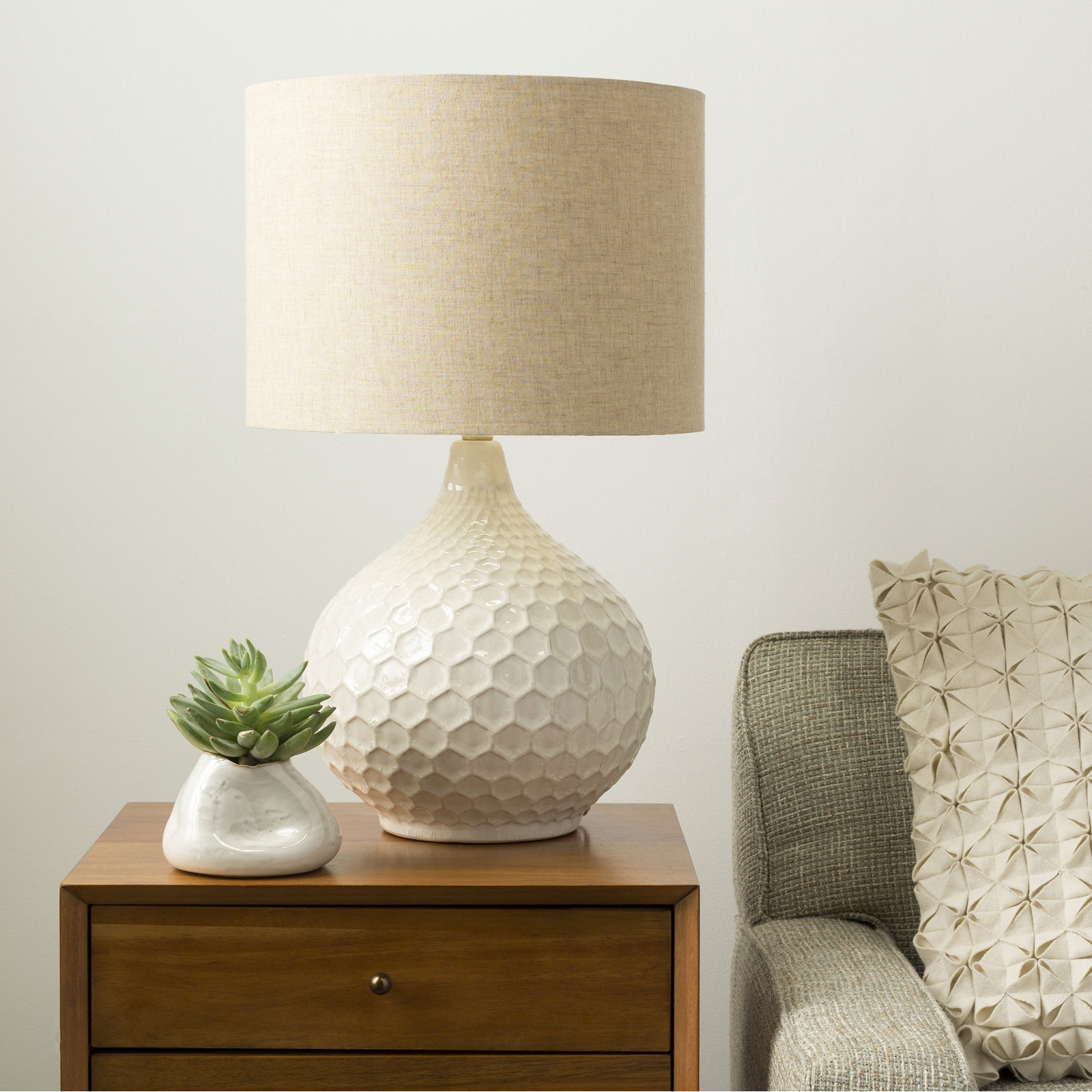 Della Large Ceramic Table Lamp