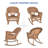 Starner 2 - Person Patio Conversation Set with Cushions-248589669-248589694