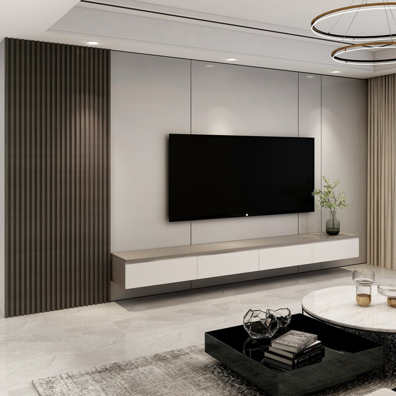8 Pcs 96" x 6.26" WPC Waterproof Slat Wall Panels, 3D Wood Look Acoustic Diffuser Wall Paneling for Modern Decor,33.38 sq.ft.