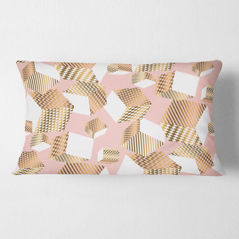 Cubes I Lumbar Pillow