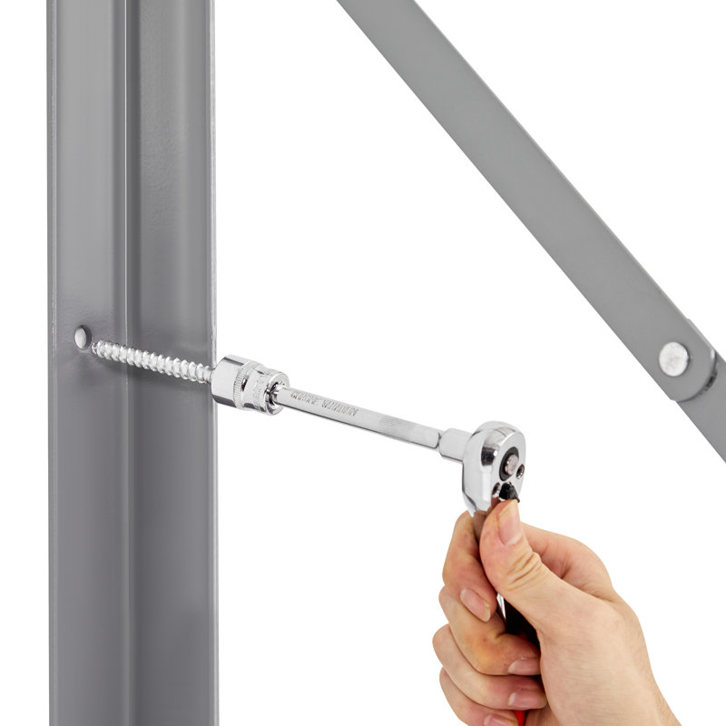 Support de rangement mural pliable 32 po à 48 po pour garage