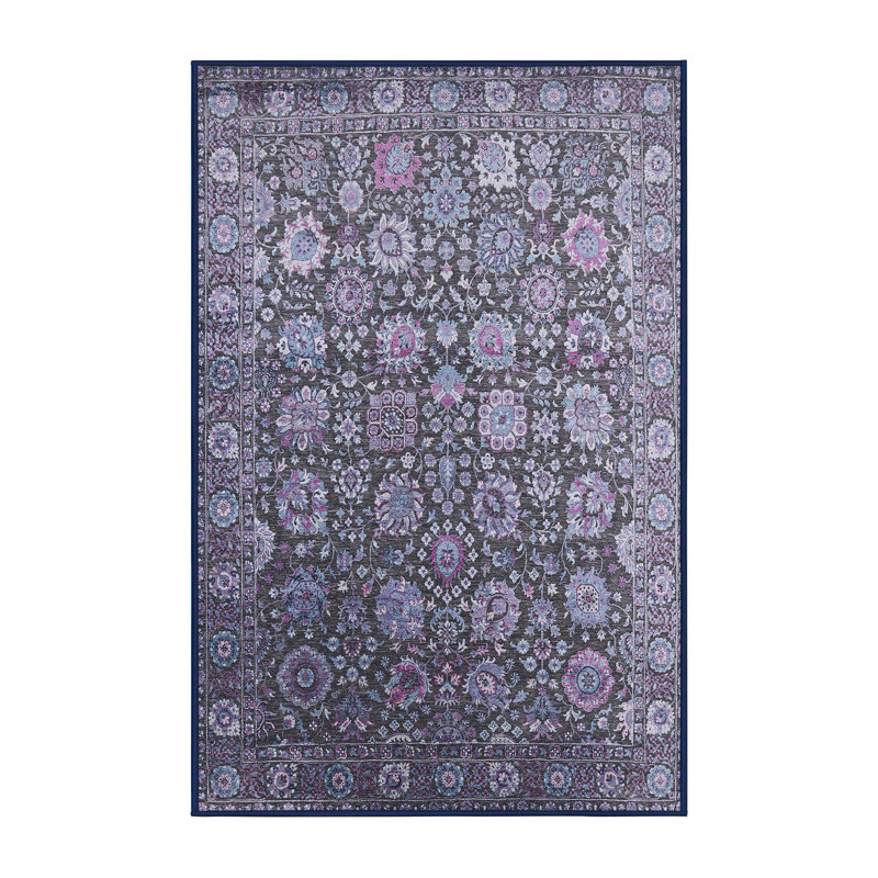 Tapis oriental gris Thorger, Rectangle 5 pi x 8 pi