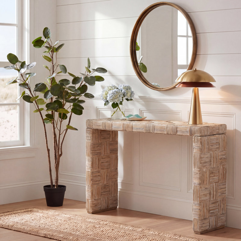Console 53,14 po Redrow, Blanc délavé