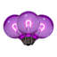 Transparent U-Shaped Filament Bulb, 120V, .6 Watts, 25 Bulbs per bag-237177157-237177159