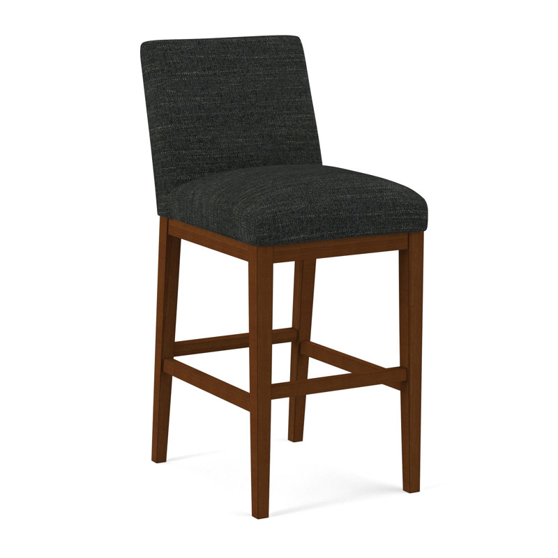 Upholstered Stool, 61558-61, English Saddle