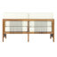 Ensemble de conversation d'extérieur en bois d'acacia Boho Dravik-129197098