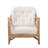 Capriles 29.5" W Rattan Tufted Barrel Chair