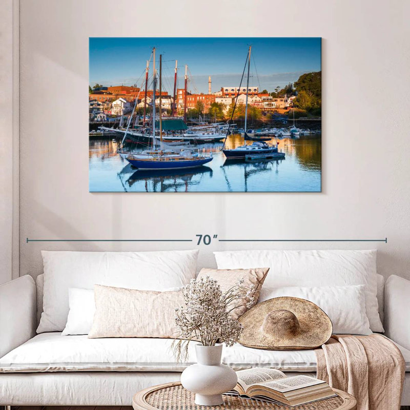 Camden Harbor, Maine, H 30 po x l 45 po