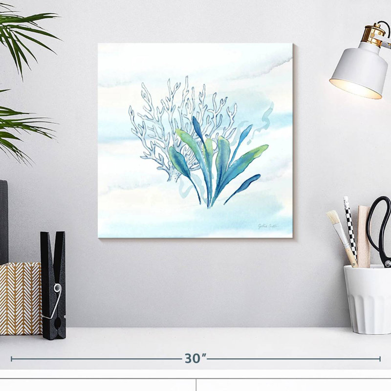 Brampt Great Blue Sea VI, 16" H x 16" W