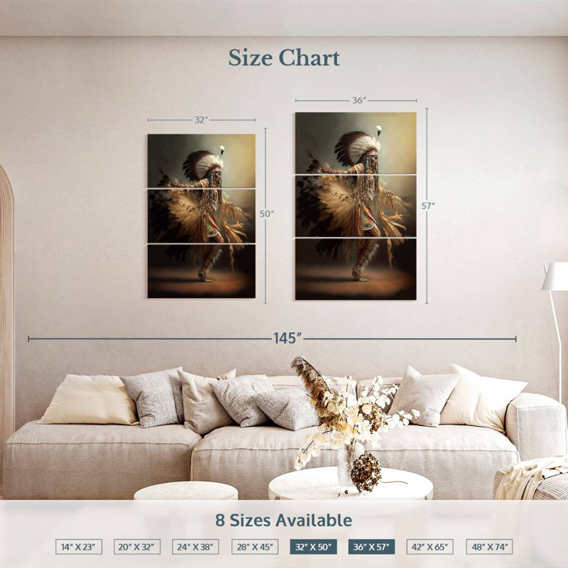 Lelar Freedom Dance, 50" H x 32" W