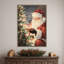 "Santa lecture II" par Melloi, reproduction d'art sur toile encadrée-118214859