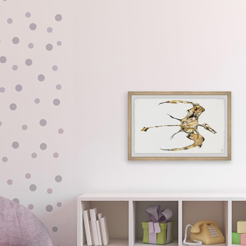 Senda 'Pterodactyl Fossil' Framed Print, 8" H x 12" W x 1.5" D