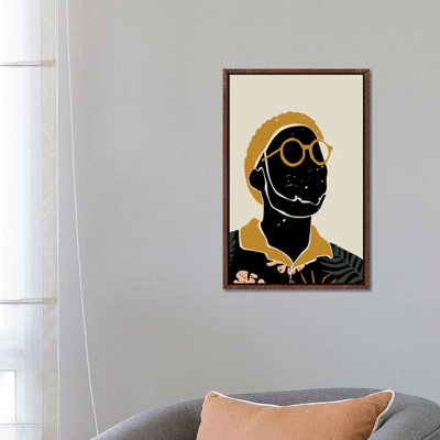 Black Hair VIII by Domonique Brown - Print on Canvas