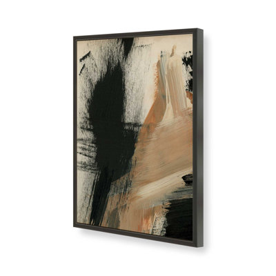 Burnt Ochre Echoes I Print dans un cadre