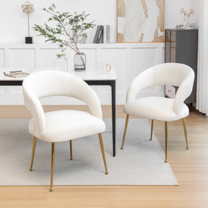 Lokelani Velvet Arm Chair Dining Chair