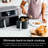 Ninja® Foodi® 6-in-1 10-Quart XL 2-Basket Air Fryer with DualZone Technology
