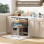 Wire Laundry Hamper Cart-125139782