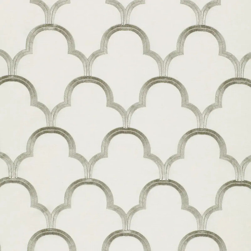 Tissu de broderie festonnée, Platine