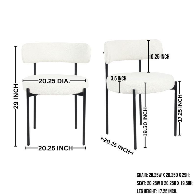 Saby 4 - Person Trestle Dining Set, White, 3