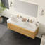 Ensemble de meuble-lavabo double 60 po avec lavabo