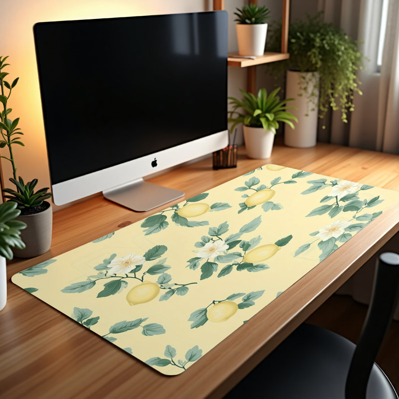 Polyester Desk Pad, 31.5x15.5