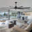 Ayodele 84-inch 9-Blades Indoor Ceiling Fan with Remote-1016637706