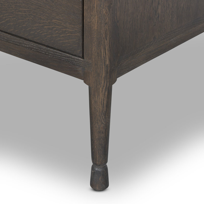 Vivianna Franny Nightstand-Saddle, Espresso Oak