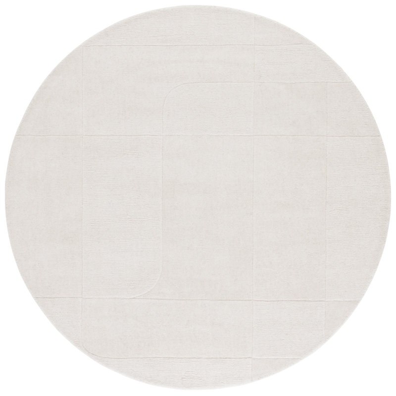 Kyrie Hand Loomed Indoor Rug, Round 6'