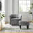 Upholstered Chair With Ottoman-743064013
