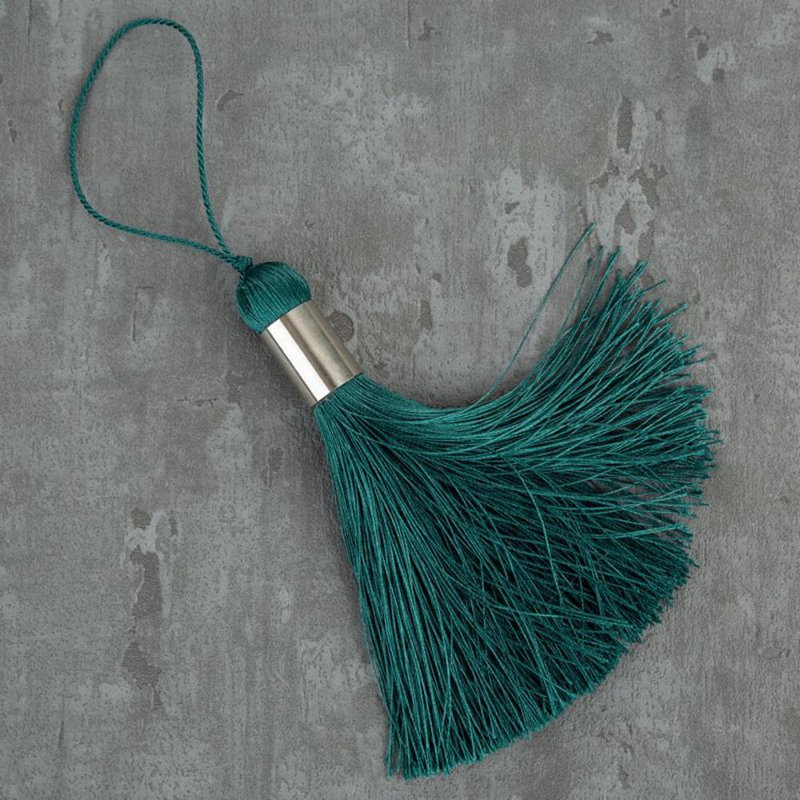 Delahunt Fabric 15cm Curtain Tieback, Green