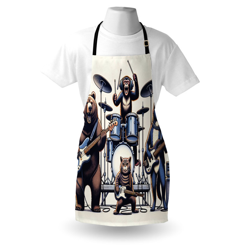 No Pattern Bib Apron