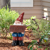 Jodi Mooning "Welcome" Gnome Statue