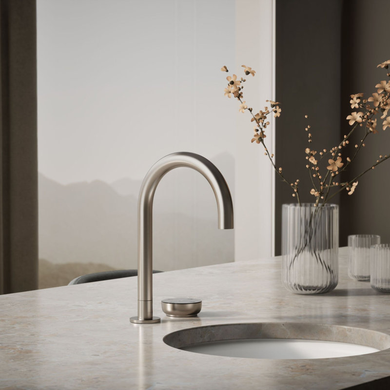 Aquifer4-In-1 Short Arc Beverage Faucet, Stainless Steel