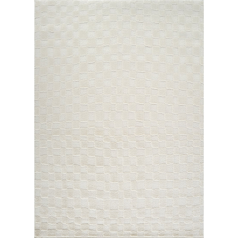 Chequered Area Rug, Rectangle 200cm x 275cm
