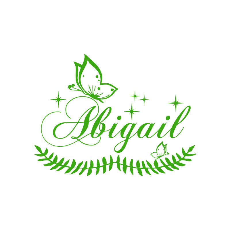 Adhésif décoratif nom personnalisé, Oui, Vert lime