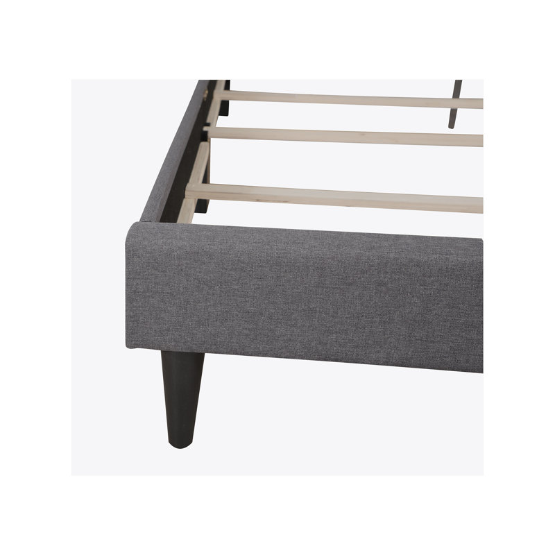 Dierking Upholstered Standard Bed, Queen, Gray