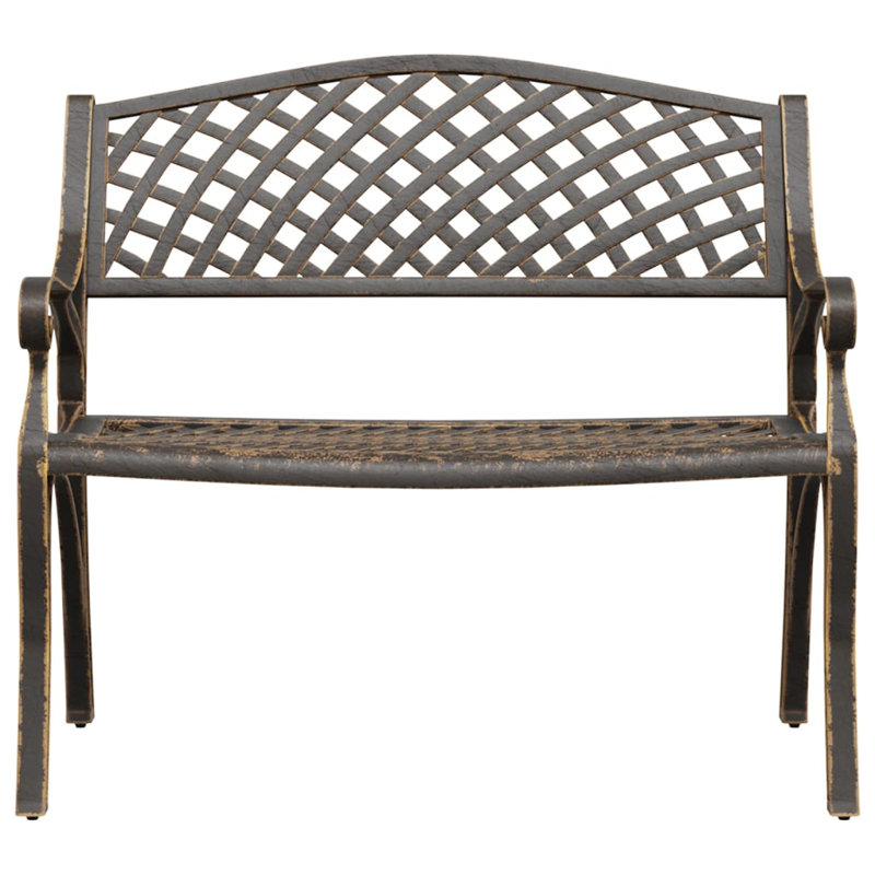 Iron Garden Bench, Bronze