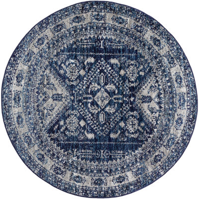 Tapis oriental bleu marine Fitz