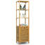 Armoire de salle de bain en bois massif l 16 po x H 63 po x P 13 po Pungoteague