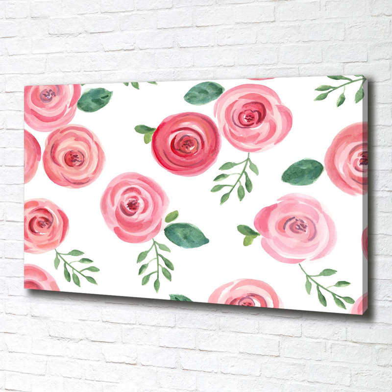 Roses - Wrapped Canvas Print