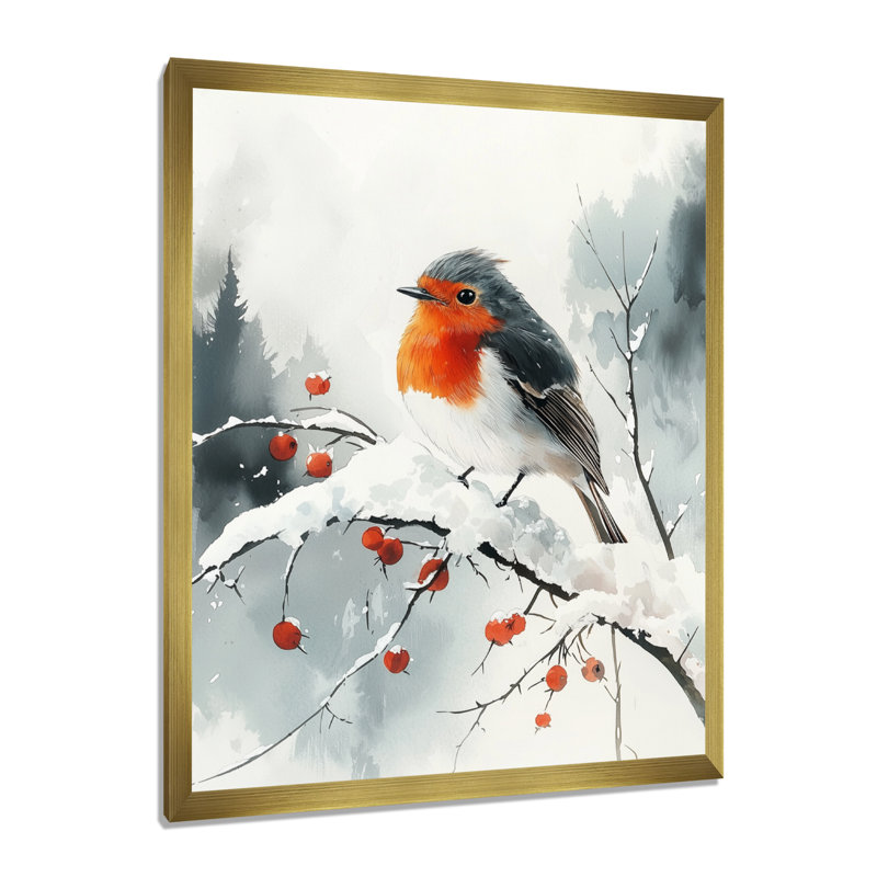 Althoff - Animals Wall Decor, H 20 po x l 12 po, Reproduction encadrée d'une seule photo, Doré